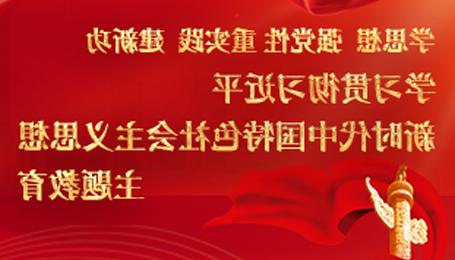 学习贯彻习近平新时代中国特色社会主义思想主题教育